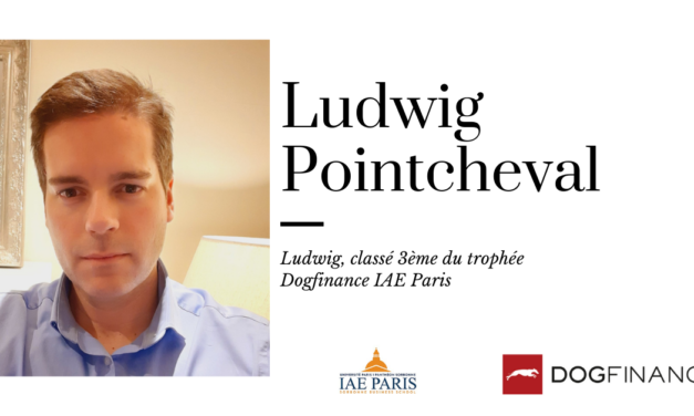 Ludwig, classé 3ème du Trophée Dogfinance IAE Paris